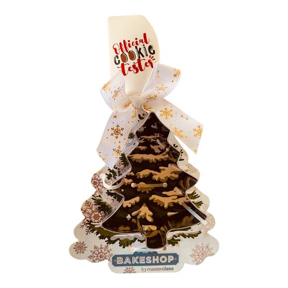 NEW Bakeshop Santa Claus Spatula Christmas Tree Cookie Cutter Baking Set - Picture 3 of 3